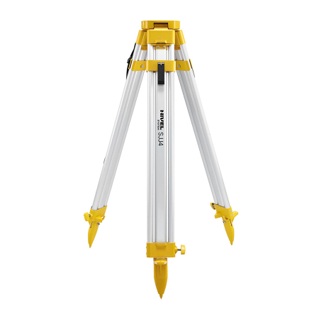 Statyw aluminiowy Nivel System SJJ4 – na klamry + na śruby, z płaską głowicą